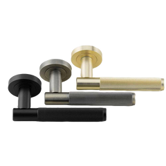 Knurled Door Handles - 136 x 65mm