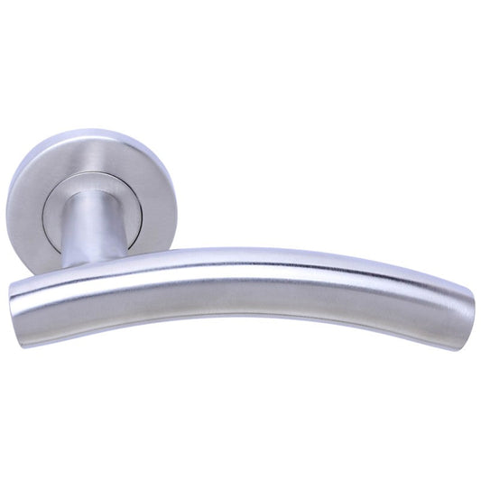 Tubular Lever on Rose - 135 x 60mm