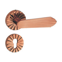 Lumeira on Rose Luxury Interior Door Handle Set