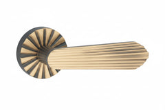 Lumeira on Rose Luxury Interior Door Handle Set
