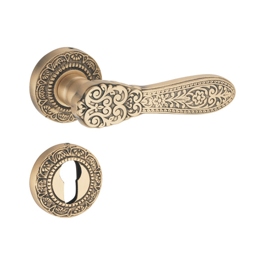 Lustra on Rose Luxury Interior Door Handle Set
