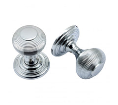 Architectural Reeded Mortice Knob -70x51mm