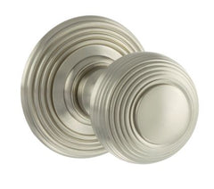 Architectural Reeded Mortice Knob -70x51mm