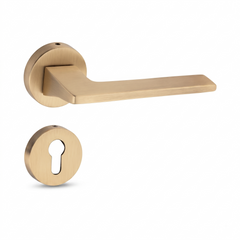Silens on Rose Luxury Interior Door Handle Set