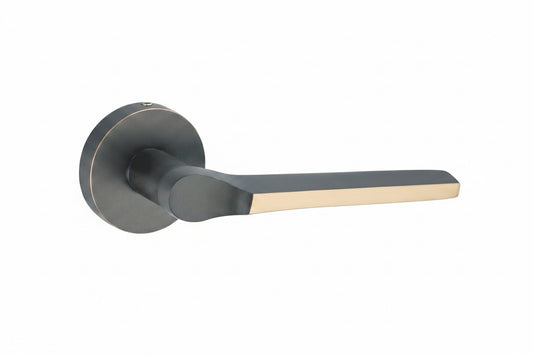 Velox on Rose Luxury Interior Door Handle Set