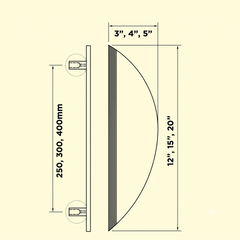 Verdant Luxury Interior Door Pull Handle (Multiple Sizes)