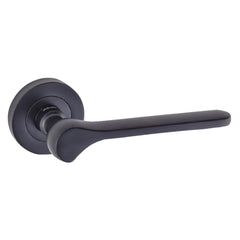 Turkish Anka door handle with a sleek modern design, featuring a 55.5mm rose and 135mm handle length, combining elegance, durability, and functionality for any door.