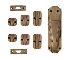 Valentino Antique Brass Espagnolette/Crémone Lock Bolt for up to 8.5 Feet High Doors & Windows