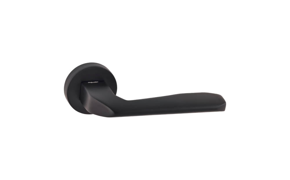 Turkish Falcon door handle with a sleek lever on rose design, featuring a 52mm rose and 139mm handle length, offering ease of use and a sophisticated touch to enhance any room.