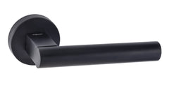 Turkish Nirvana PYZ rose door handle with a luxurious design, featuring a 55.5mm rose and 125mm handle length, combining premium materials and craftsmanship for a sophisticated touch.