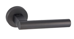 Turkish Nirvana PYZ rose door handle with a luxurious design, featuring a 55.5mm rose and 125mm handle length, combining premium materials and craftsmanship for a sophisticated touch.