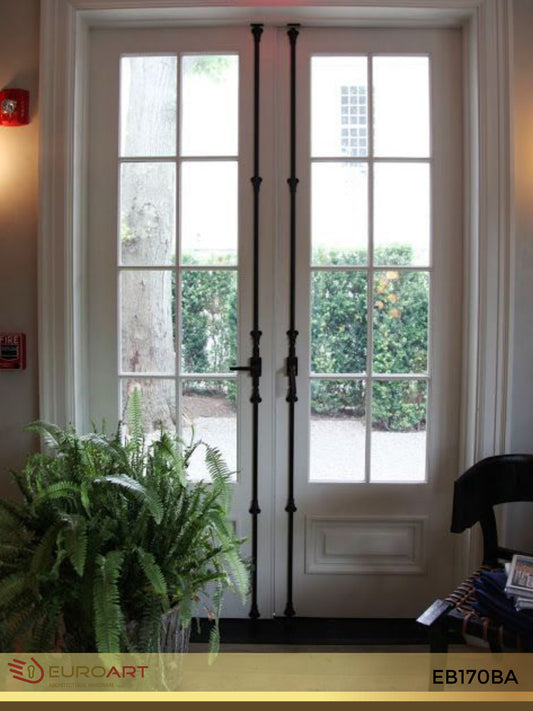 Lever Handle Espagnolette Bolt - Upto 9' - Antique Peweter