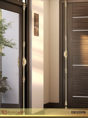 Lattice Door Brass Espagnolette Bolt - Upto 9 feet Doors