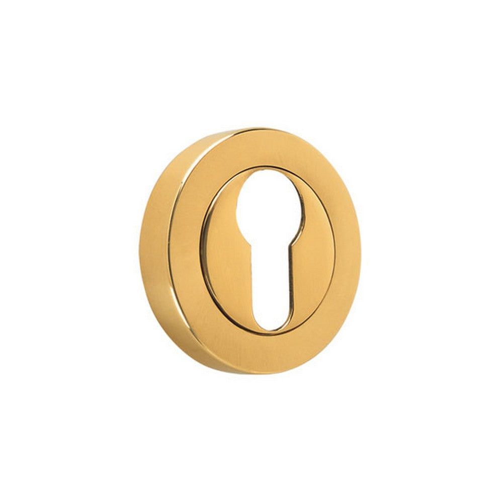 Turkish Euro Round Standard escutcheon, 52mm in size, designed to add a sleek, modern finishing touch while enhancing both the security and aesthetic of your door.