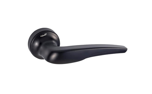 Turkish Sonic door handle with a sleek lever on rose design, featuring a 52mm rose and 150mm handle length, offering ease of use and a sophisticated touch for any room.