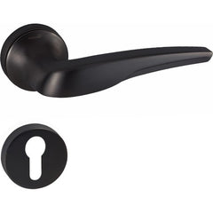 Turkish Sonic door handle with a sleek lever on rose design, featuring a 52mm rose and 150mm handle length, offering ease of use and a sophisticated touch for any room.
