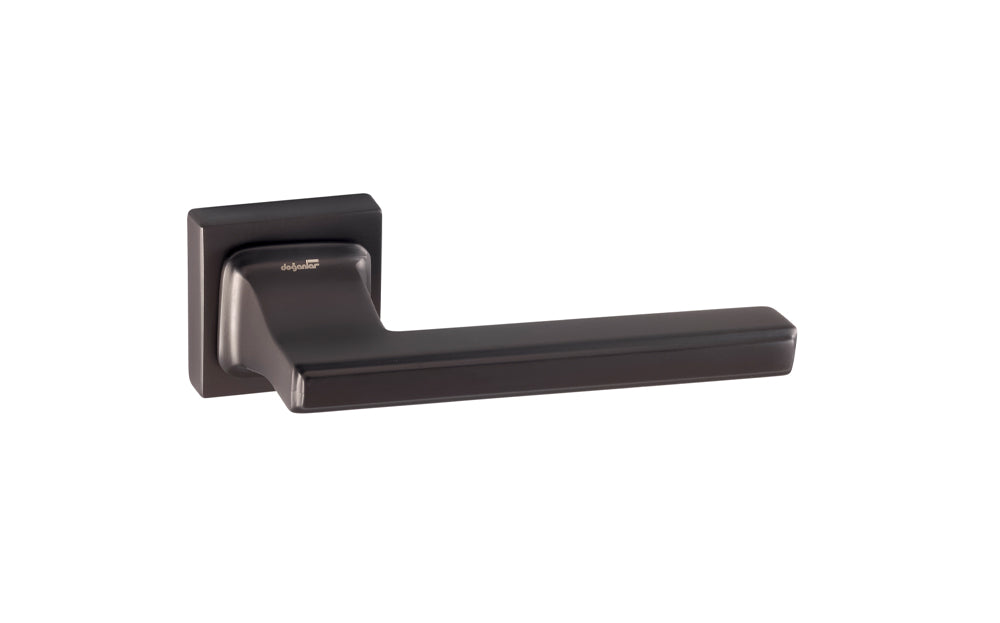 Do?anlar Techno door handle with a sleek lever on rose design, featuring a 52mm rose and 148mm handle length, combining modern style with reliable functionality for enhanced security
