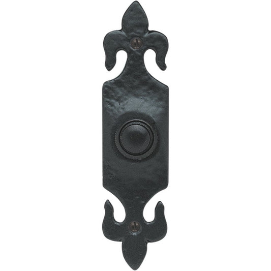 Bell Push - Black -100x35mm