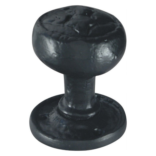 Euro Art Fancy Mortice Knob in Black Antique with an ornate, intricate design. A visually captivating and sophisticated door knob, ideal for enhancing the style of both residential and commercial spaces.