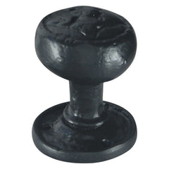 Euro Art Fancy Mortice Knob in Black Antique with an ornate, intricate design. A visually captivating and sophisticated door knob, ideal for enhancing the style of both residential and commercial spaces.