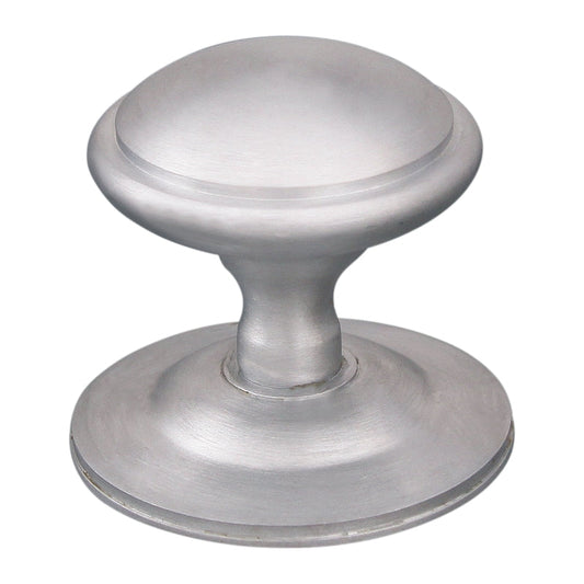 Electra Centre Door Knob from Euro Art, 85mm x 73mm, available in Polished Chrome and Satin Nickel. A premium door knob designed for functionality and style, perfect for modern and sophisticated door hardware applications.