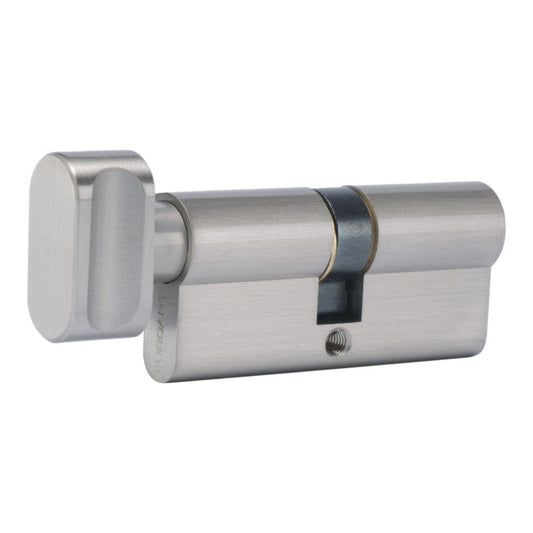 High Security Two Line 10 Pin - Key and Turn Brass Cylinder -60mm
