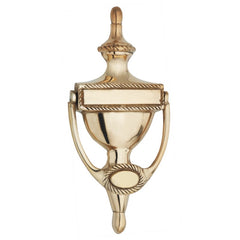 URN Knocker-Geo 200 MM Polished Brass
