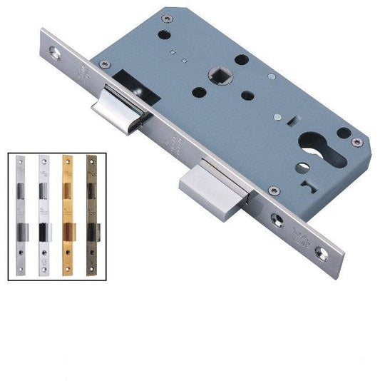 Euro Art Hardware DIN Euro Profile Sashlock 55mm with PVD finish, providing advanced security, fire-rated safety, and a sophisticated look for residential or commercial doors.