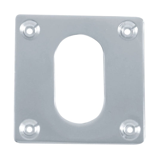 F/Fix Square Escutcheon - Oval -50x50mm
