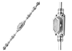 Lattice Door Brass Espagnolette Bolt - Upto 9 feet Doors