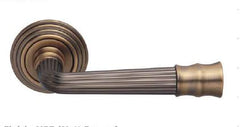 Lever on Rose - Premium Range - Morella Series - Traditionally Finished Matt Bronze -130mm X 52mm