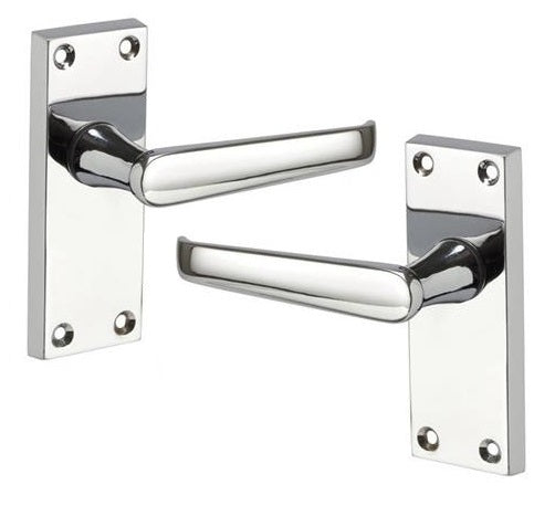 Lever on Back Plate Jovian -  Sort Lever Latch - Classic design 110mm x 40mm