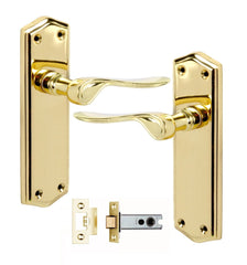 Shape Lever on Latch Back Plate