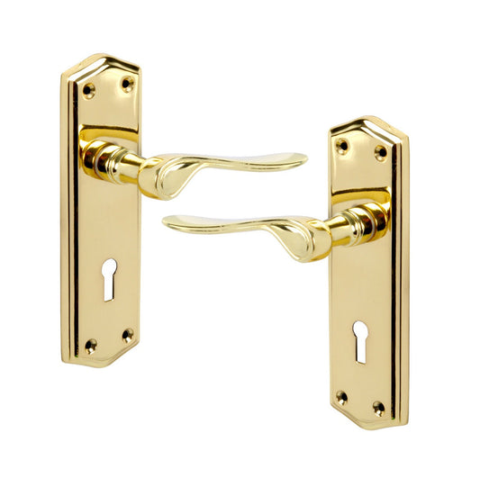 Shape Lever on Lock Back Plate