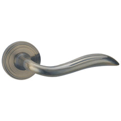 Lever on Rose - Designer Range Wave design