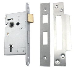 Euro Art Sash Lock 5 Lever British Standard 63mm - Advanced security and modern design in Satin Stainless Steel.