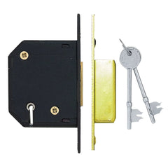 Euro Art Dead Lock 5 Lever British Standard 63mm - High-security solution with compliance to BS3621.
