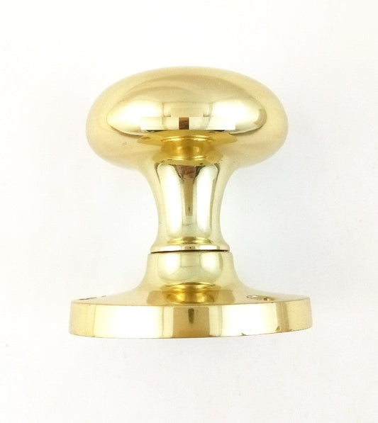 Mushroom Mortice Knob from Euro Art Hardware, available in polished brass, polished chrome, satin chrome, and satin nickel finishes. This 56mm knob combines classic design with modern functionality for a versatile, stylish door accent.