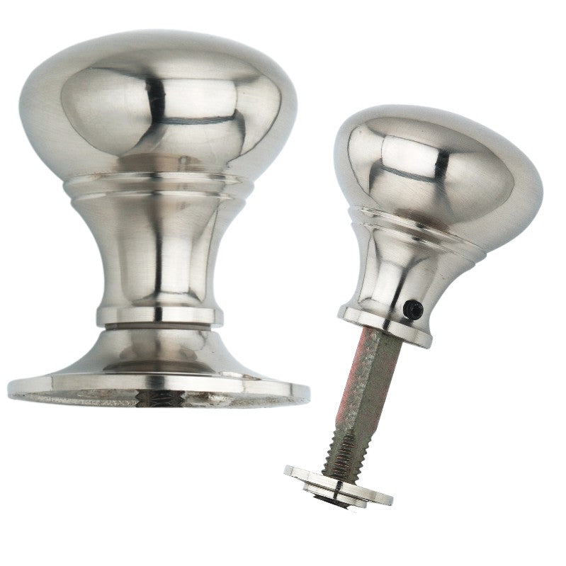 Contract Rim Mortice Knob - 50mm from Euro Art Hardware, offering a perfect balance of functionality and affordability. Available in polished brass, polished chrome, satin chrome, and polished nickel finishes, this versatile knob is ideal for both residential and commercial spaces. Easy installation and durable construction make it a reliable and stylish choice