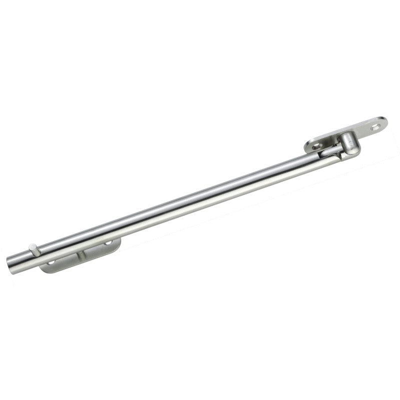 253mm architectural casement stay in satin or polished stainless steel for sleek window design.