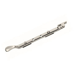 Architectural Casement Stay in polished nickel, satin nickel, or polished chrome finishes for casement windows.