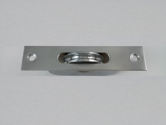 Sash Window Axle Pulley Heavy Square forend with Sash Pulley -125x30mm