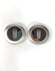 Euro Profile Square Concealed Escutcheon Dual Finish in SSS & PSS 52x52x8mm