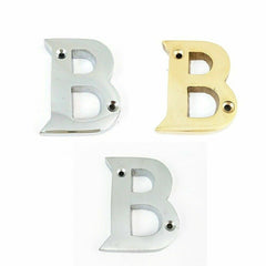 House Door Flat Number Alphabet Letters Names Solid in  Variations 2" 50mm