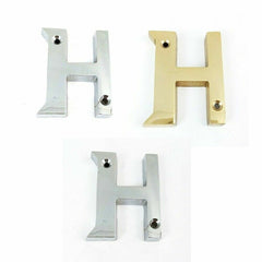 House Door Flat Number Alphabet Letters Names Solid in  Variations 2" 50mm