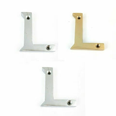 House Door Flat Number Alphabet Letters Names Solid in  Variations 2" 50mm