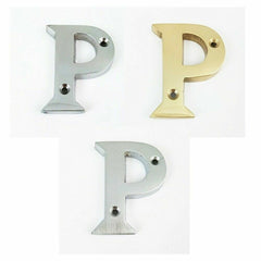 House Door Flat Number Alphabet Letters Names Solid in  Variations 2" 50mm