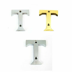 House Door Flat Number Alphabet Letters Names Solid in  Variations 2" 50mm