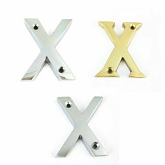 House Door Flat Number Alphabet Letters Names Solid in  Variations 2" 50mm