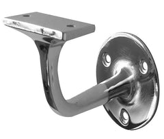 Handrail Stair Brackets In Polished Chrome & Polished Brass EUROART